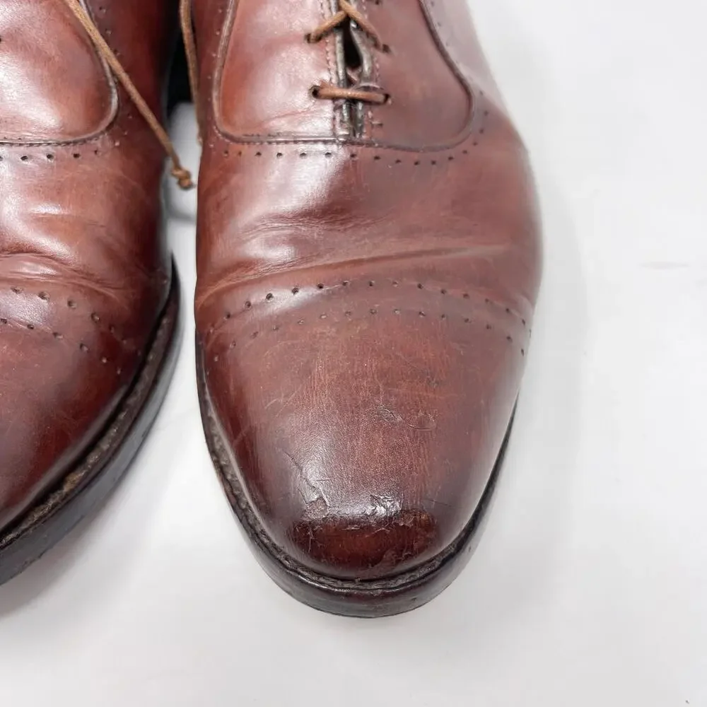 Allen Edmonds flaws brown toe